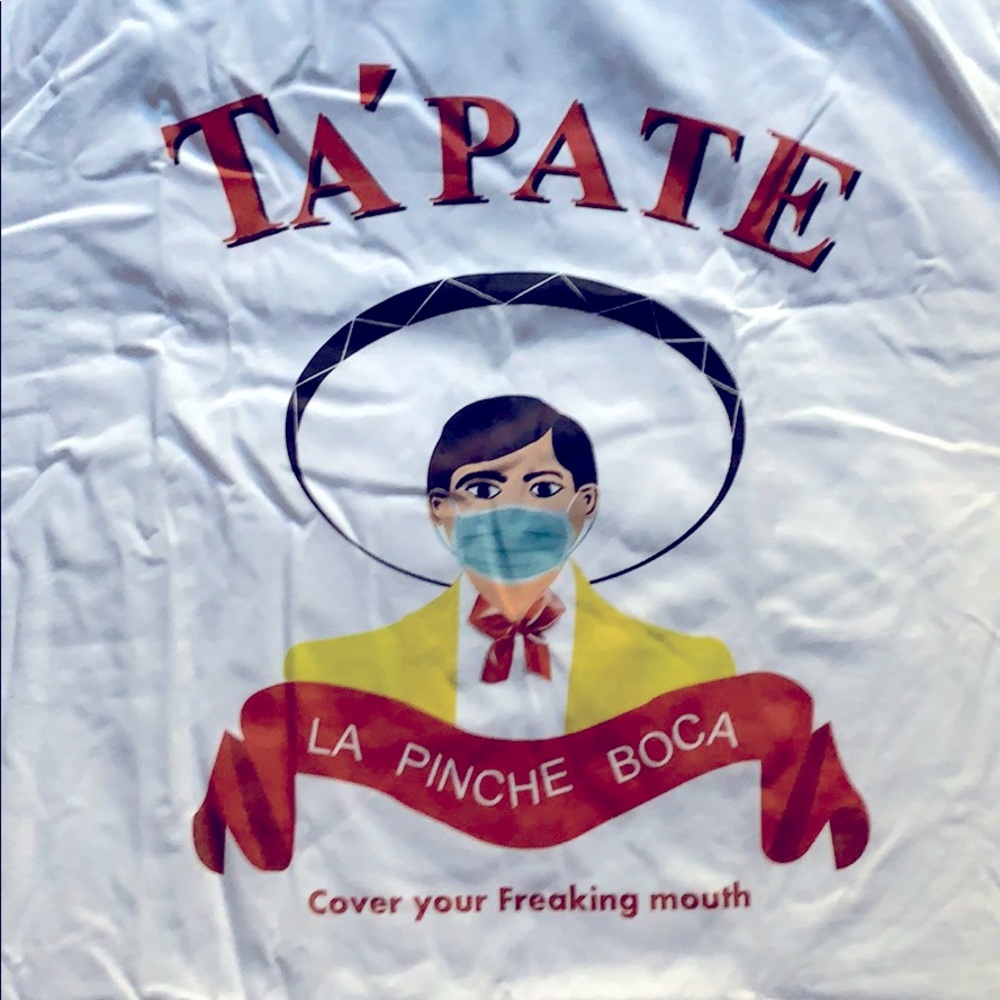 Men’s Tápate Covid t-shirt size XL
